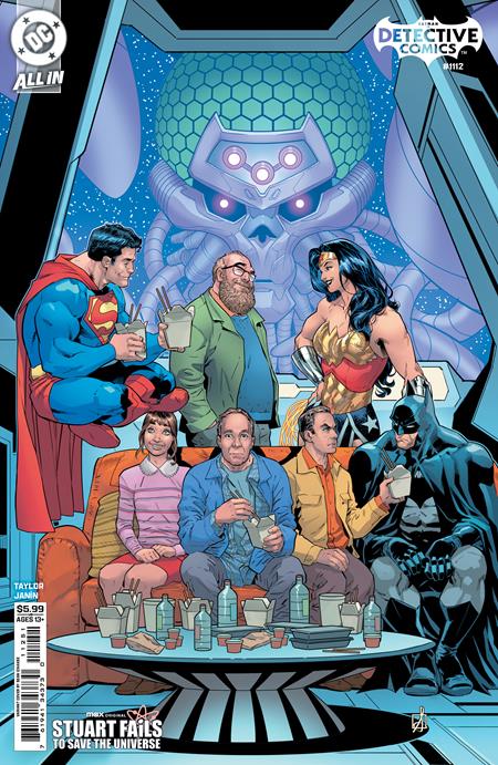 DETECTIVE COMICS #1112 CVR E SERG ACUNA STUART FAILS TO SAVE THE UNIVERSE CARD STOCK VAR