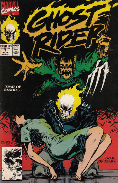 Ghost Rider #7 (1990) Direct Cover