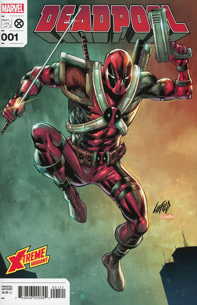 Deadpool #1 (2022) Rob Liefeld X-Treme Marvel Variant