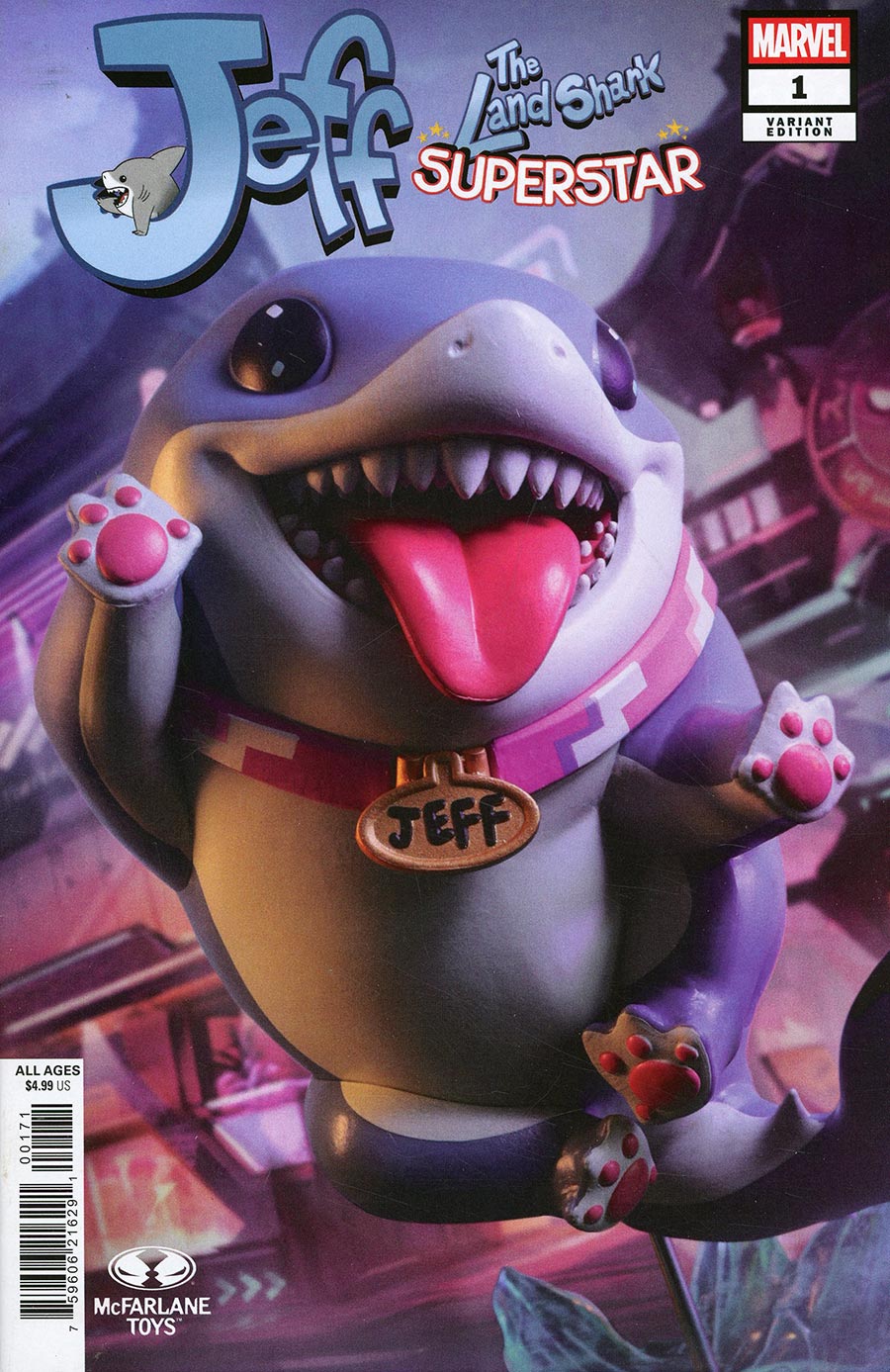 Jeff The Land Shark: Superstar #1 (2026) McFarlane Toys Marvel Rivals Variant NM