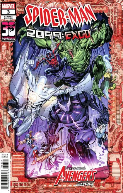 Spider-Man 2099: Exodus #3 (2022) Ken Lashley 2099 Frame Cover NM