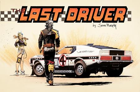The Last Driver #1 Cover B wraparound variant included in the four-cover collector set