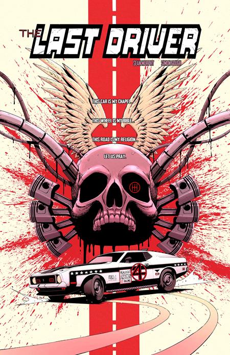 The Last Driver #1 Cover C variant included in the four-cover collector set