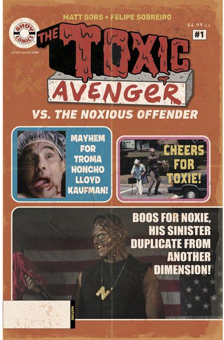 TOXIC AVENGER VS THE NOXIOUS OFFENDER #1 (OF 5) CVR C 5 COPY TROMA PHOTO WRASSLIN MAGAZINE UNLOCK VAR (MR)