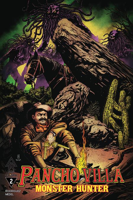 PANCHO VILLA MONSTER HUNTER #2 (OF 3) CVR B CHEMA VAR