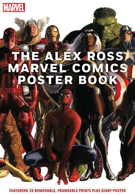 ALEX ROSS MARVEL COMICS POSTER BOOK TP