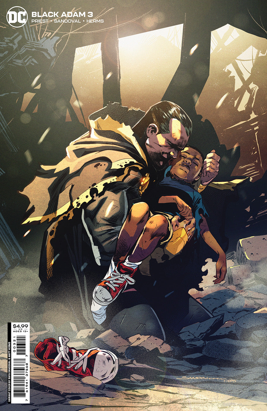 Black Adam #3 (2022) Rafa Sandoval Card Stock Variant NM
