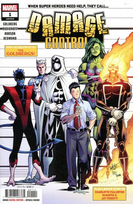 Damage Control #1 (2022) Carlos Pacheco Cover
