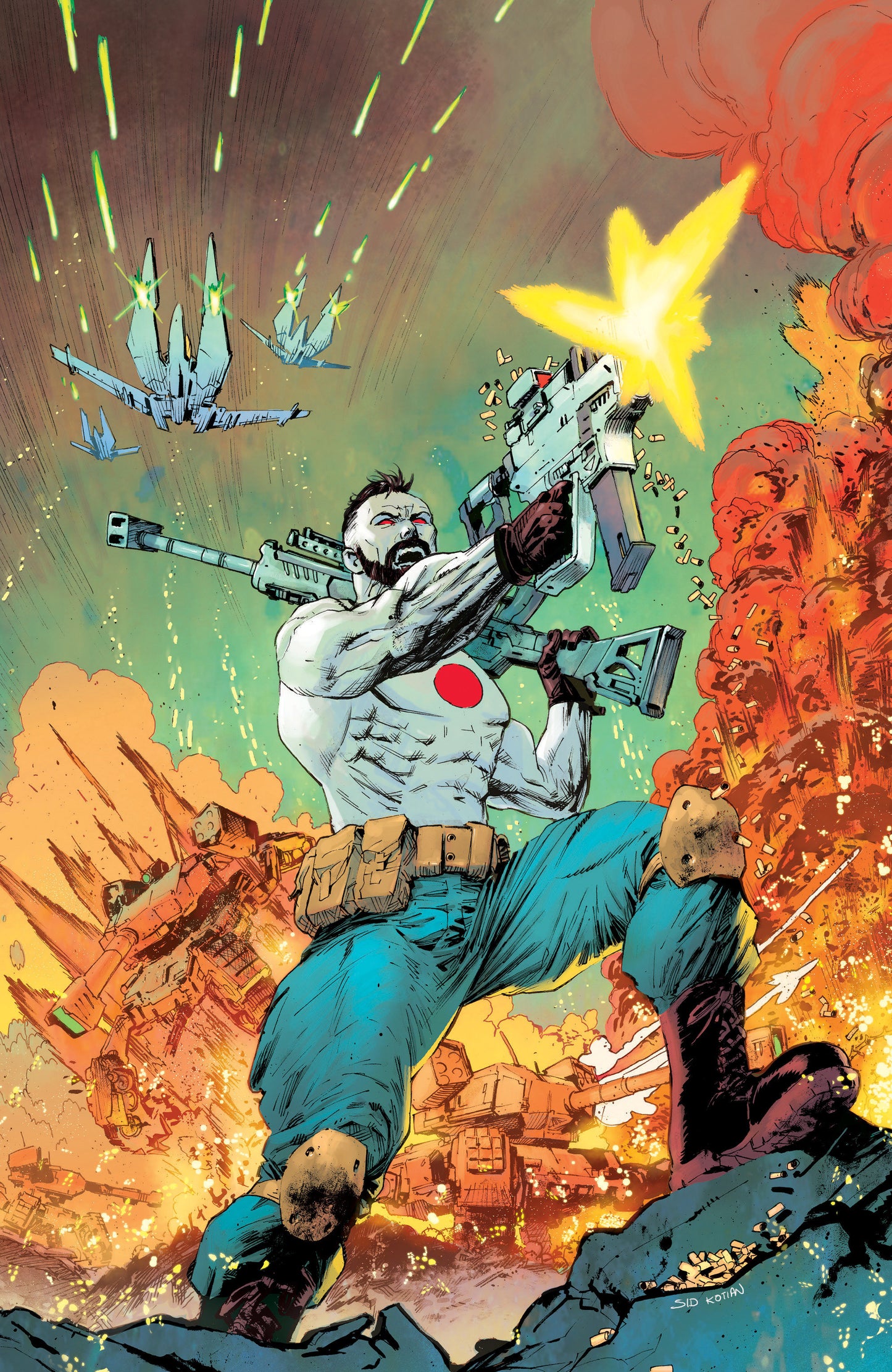 Valiant Beyond: Bloodshot #5--Man Made Hell #2 Variant D (Kotian Full Art)