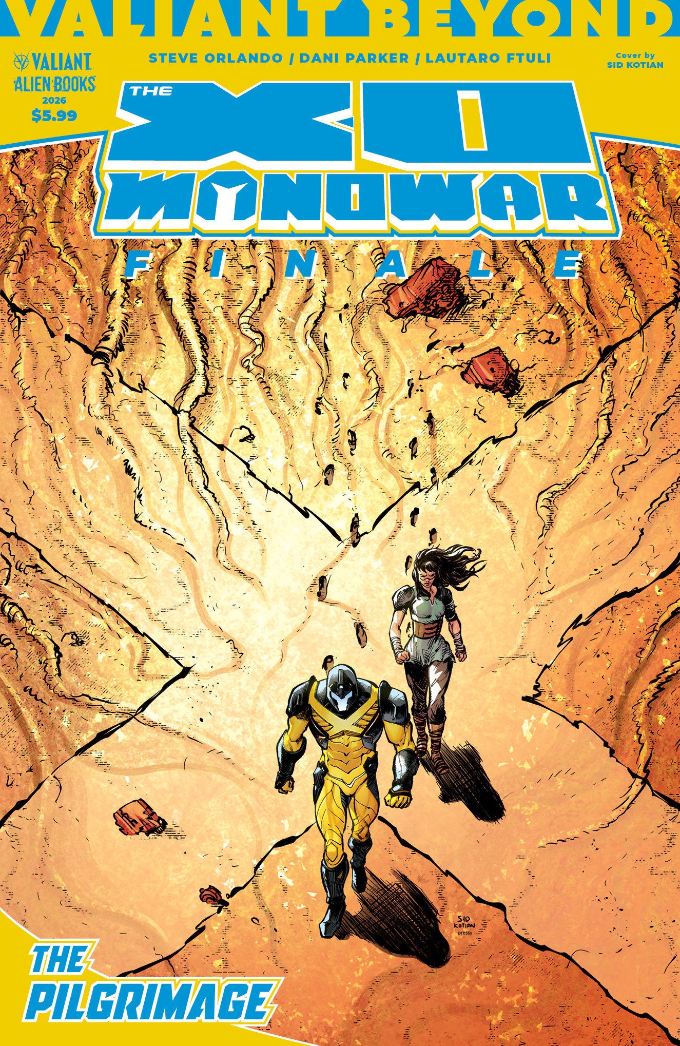 Valiant Beyond: The X-O Manowar Finale--The Pilgrimage Cover A (Kotian)