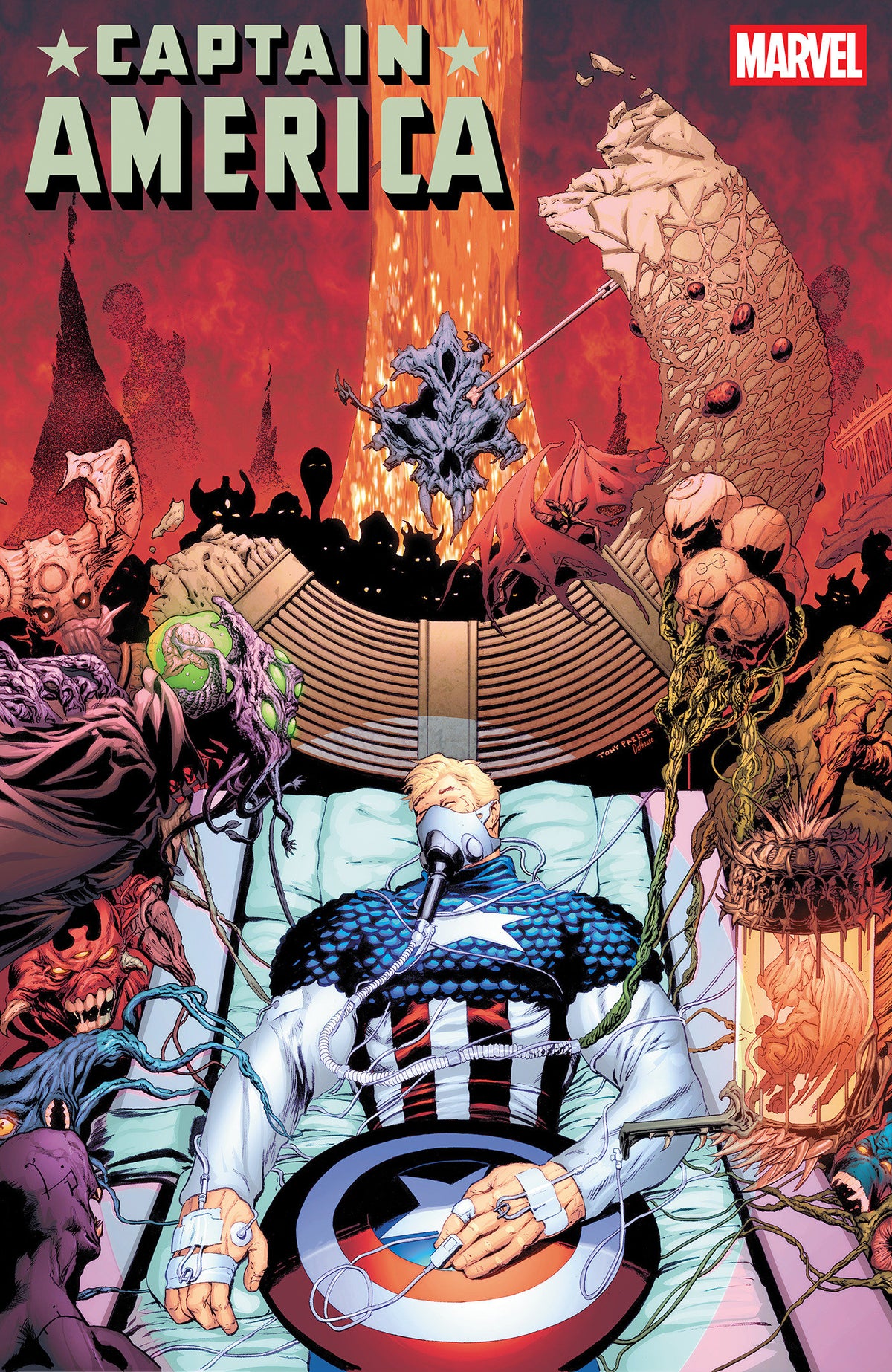 CAPTAIN AMERICA #16 TONY PARKER VARIANT