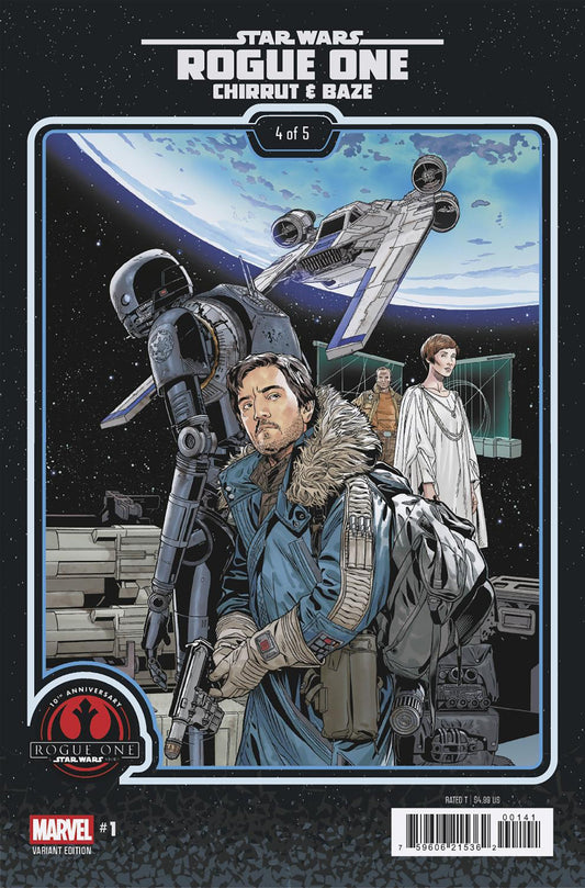 STAR WARS: ROGUE ONE - CHIRRUT & BAZE #1 CHRIS SPROUSE ROGUE ONE 10TH ANNIVERSARY VARIANT