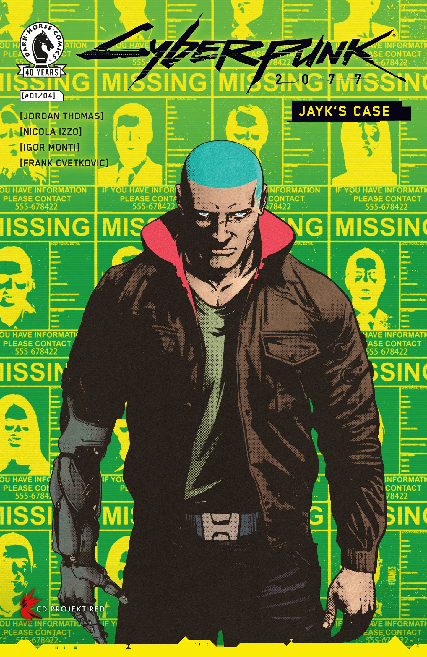 Cyberpunk 2077: Jayk's Case #1 (CVR B) (Jorge Fornes)