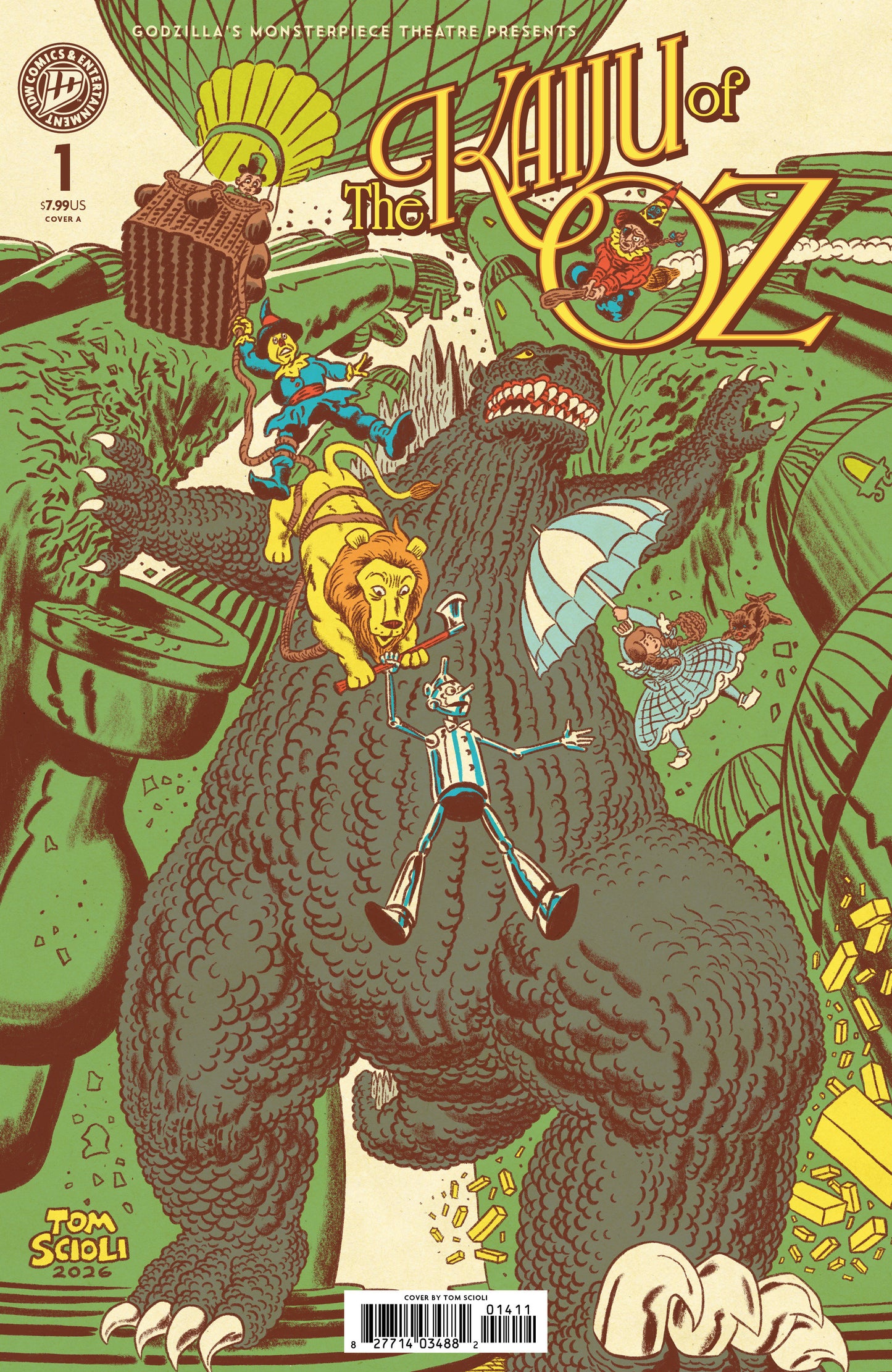 Godzilla's Monsterpiece Theatre Presents: The Kaiju of Oz Cover A (Scioli)