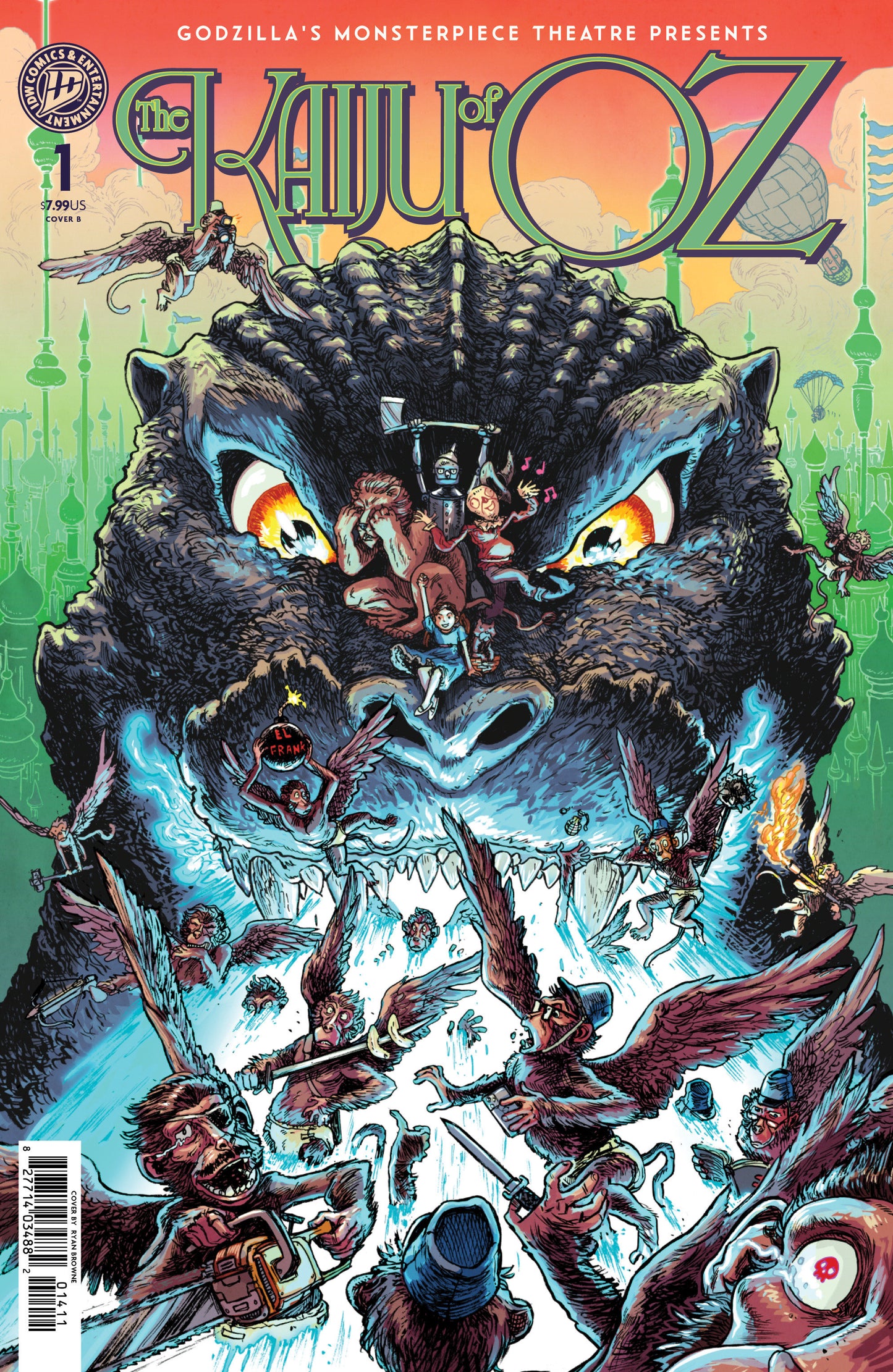 Godzilla's Monsterpiece Theatre Presents: The Kaiju of Oz Variant B (Browne)