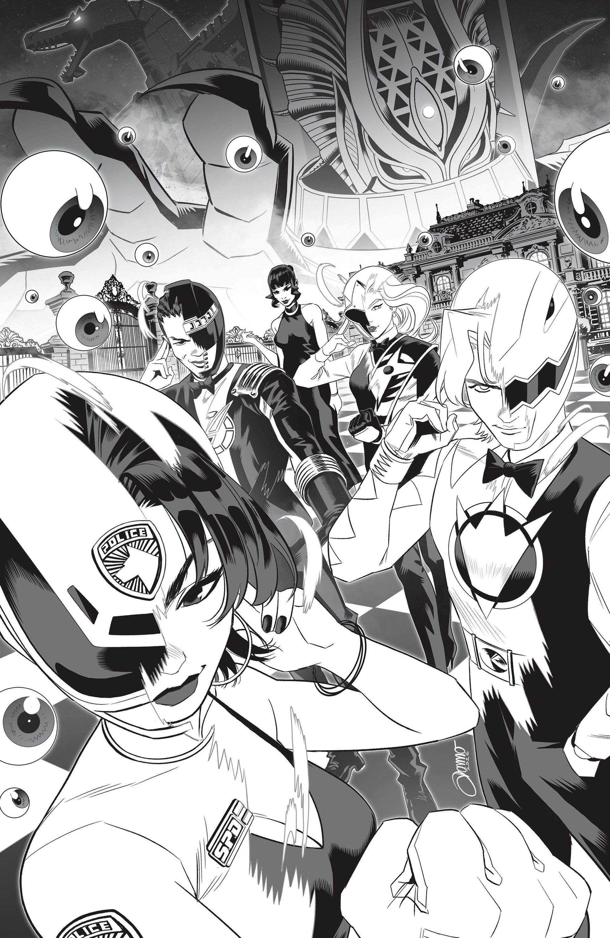 Power Rangers Unlimited #3 J Unlimited Variant (Full Art, Zonno)
