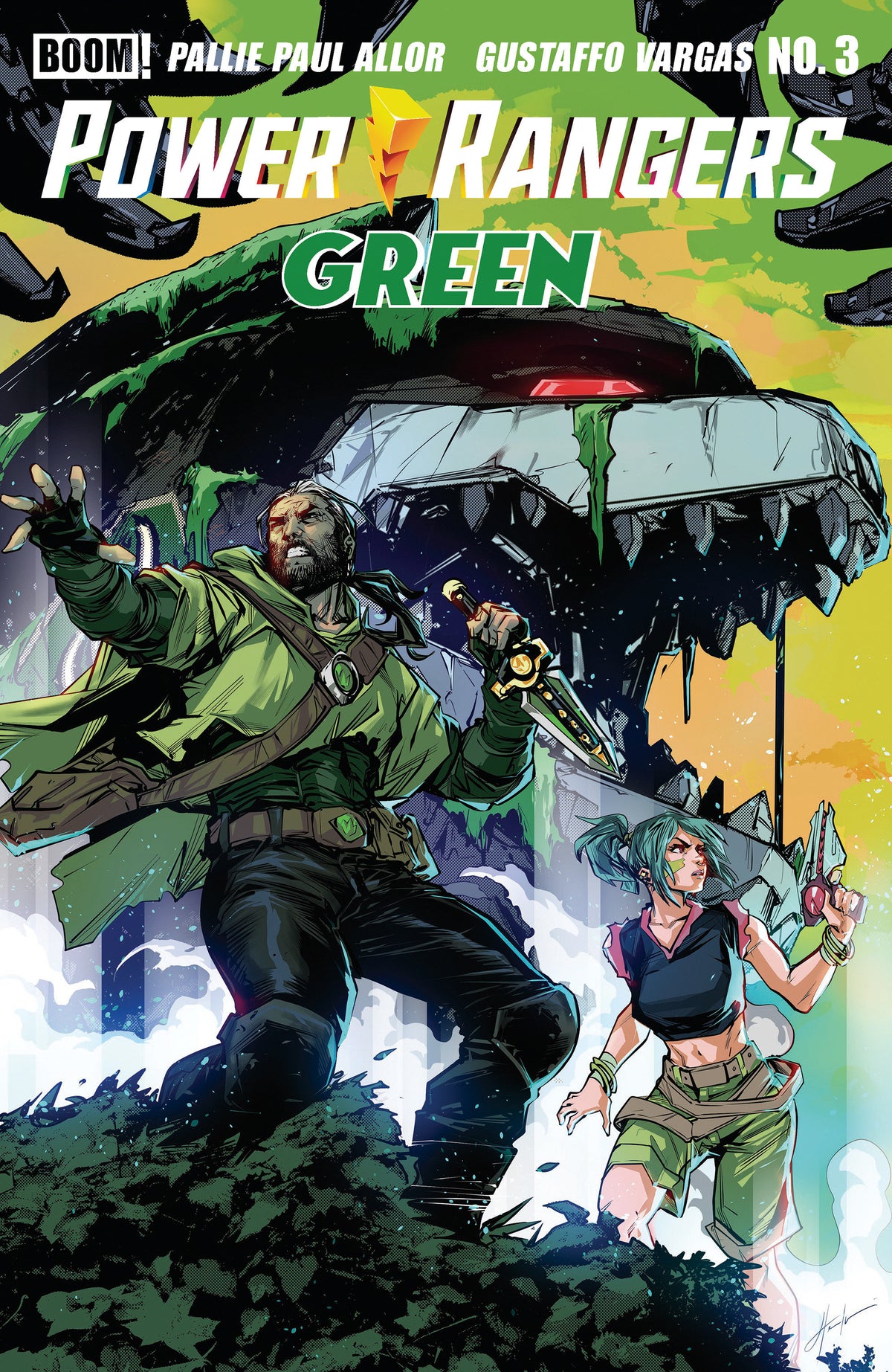 Power Rangers Green #3 I FOC Reveal Variant (Dressed, TBA)