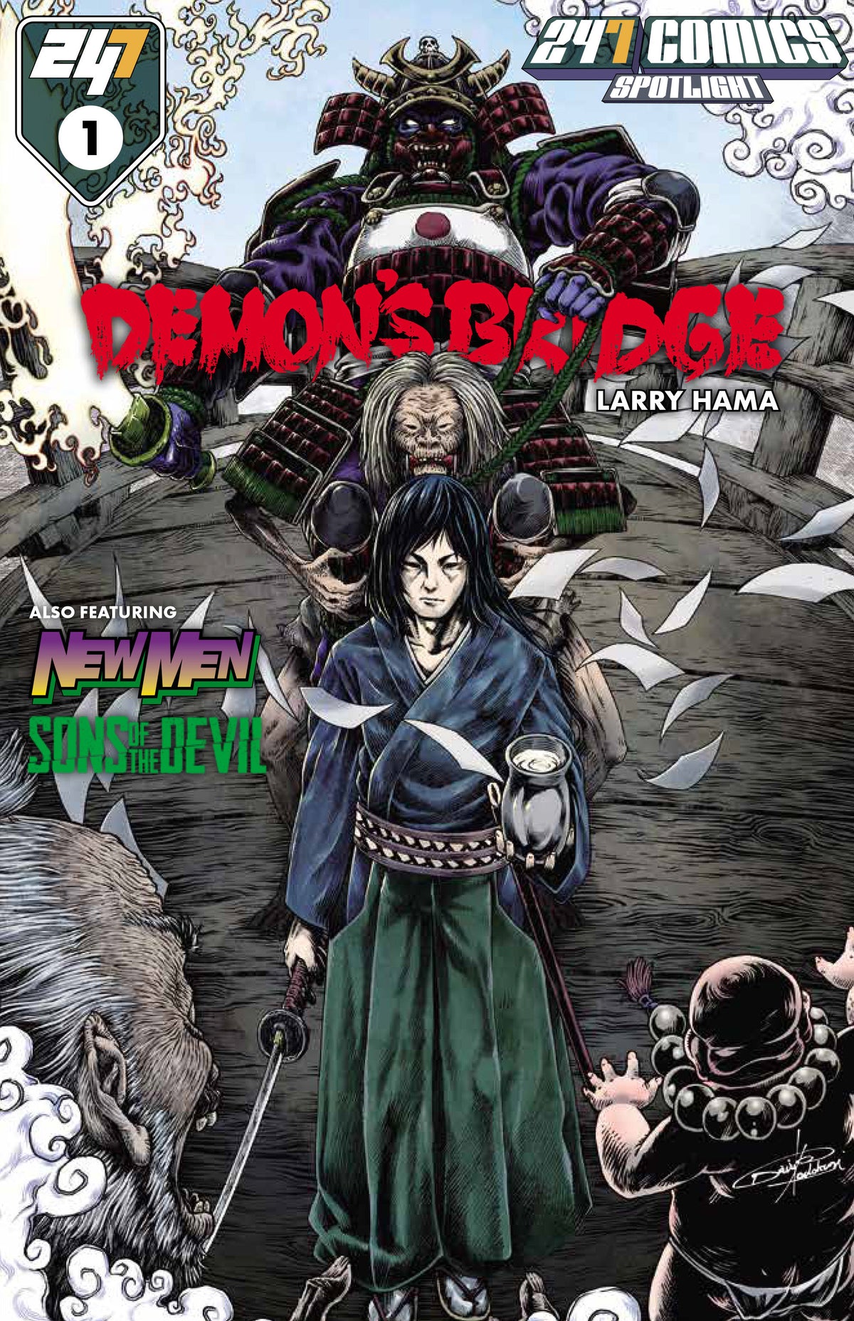 247 COMICS Presents / Spotlight #1 Cover J - Demon's Bridge Manga Var