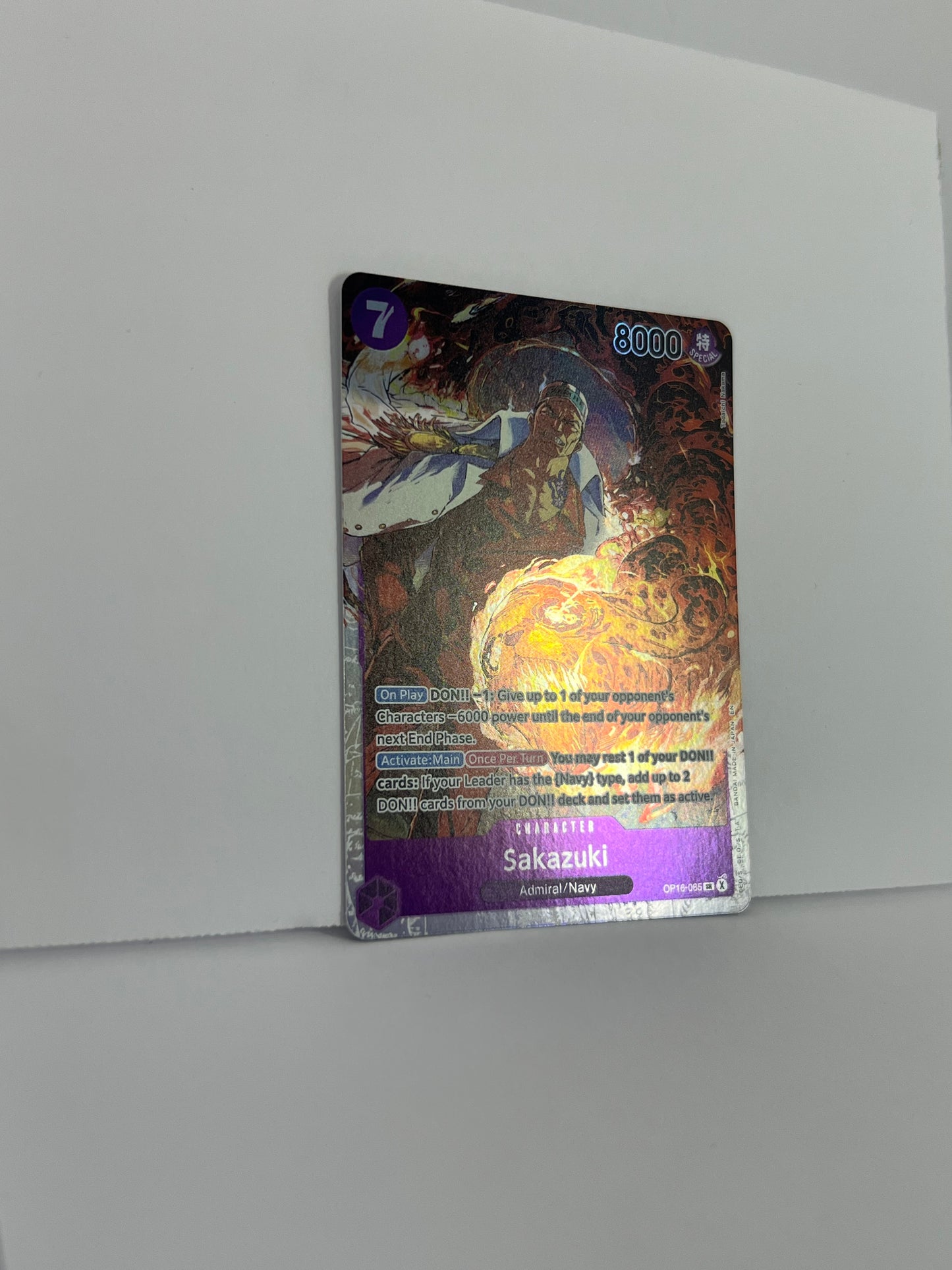 Sakazuki - The Time of Battle OP16-065 SR HOLO NM