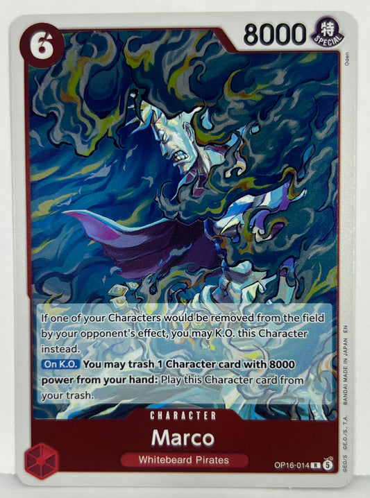 Marco - The Time of Battle OP16-014 R HOLO NM