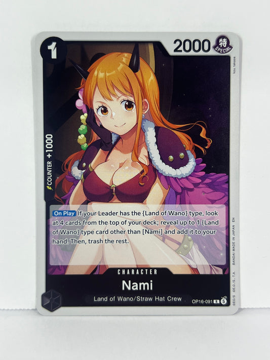 Nami - The Time of Battle OP16-091 R HOLO NM