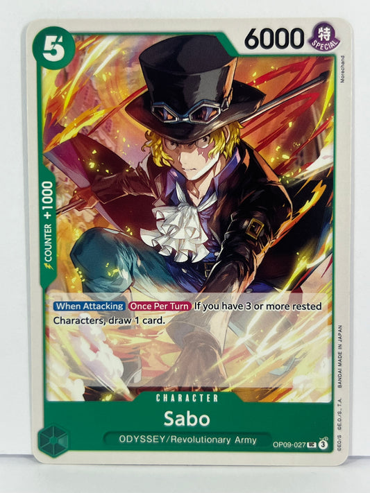 Sabo - Emperors in the New World OP09-027 UC NM