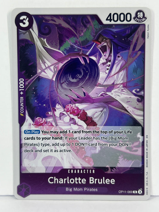 Charlotte Brulee - A Fist of Divine Speed OP11-069 R HOLO NM