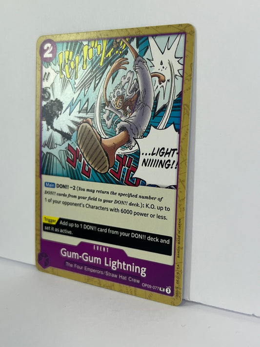Gum-Gum Lightning - Emperors in the New World OP09-077 UC NM
