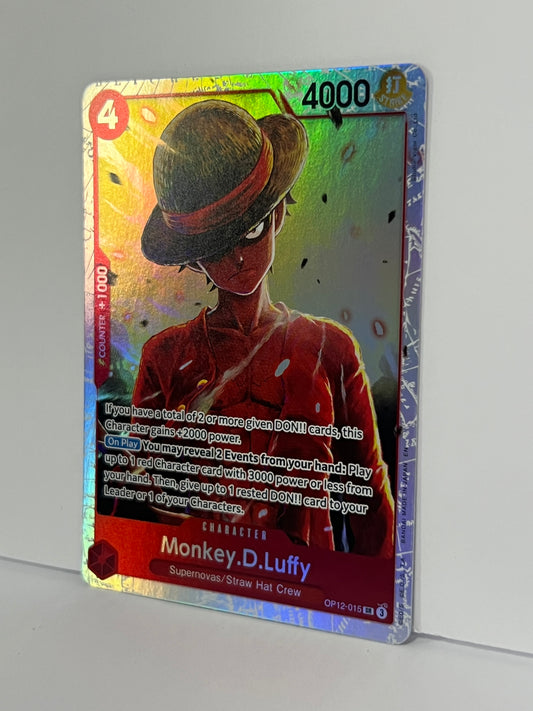 Monkey.D.Luffy - Legacy of the Master OP12-015 SR HOLO NM