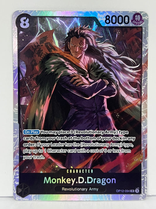 Monkey.D.Dragon - Legacy of the Master OP12-094 SR HOLO NM