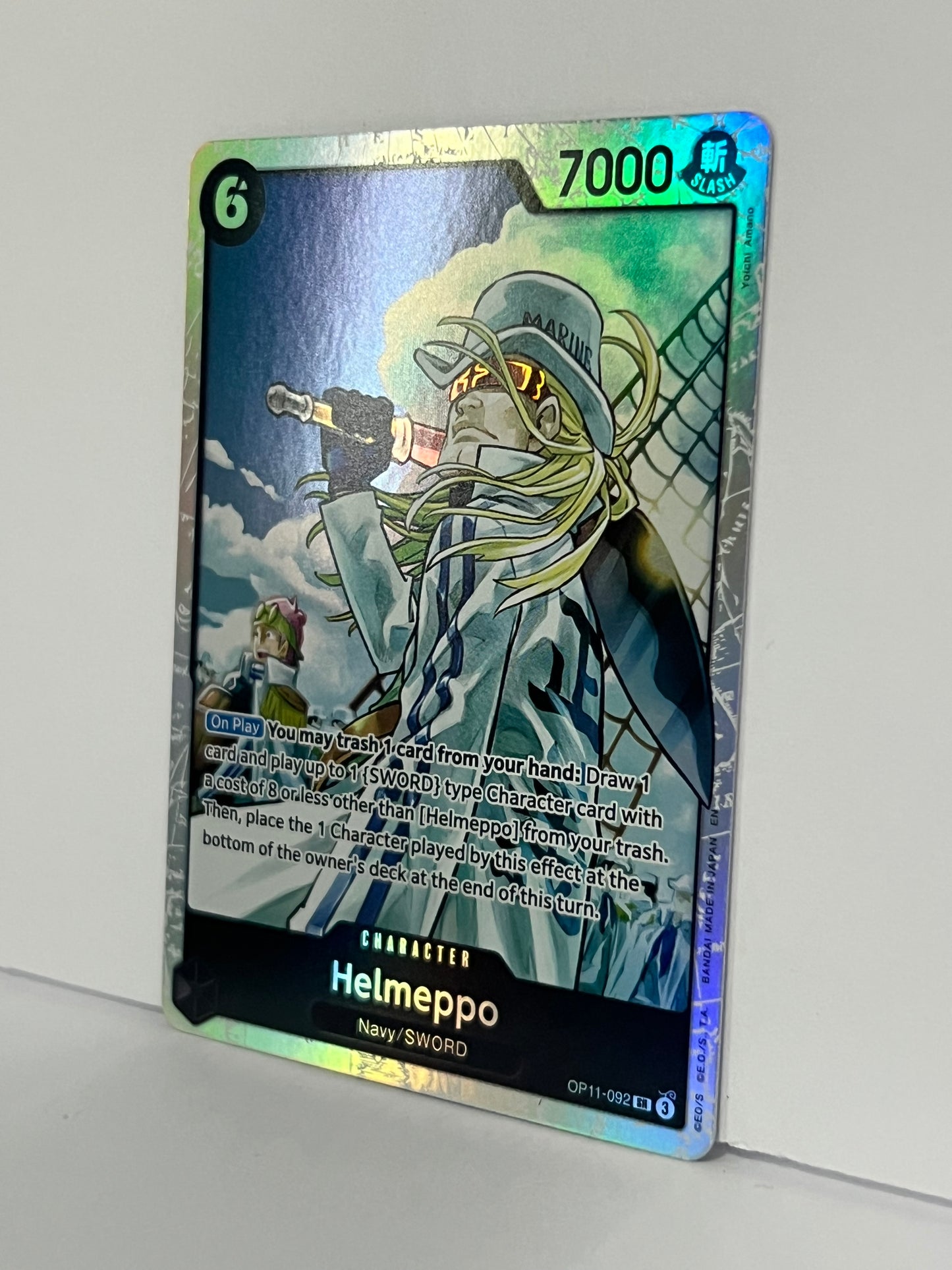 Helmeppo - A Fist of Divine Speed OP11-092 SR HOLO NM