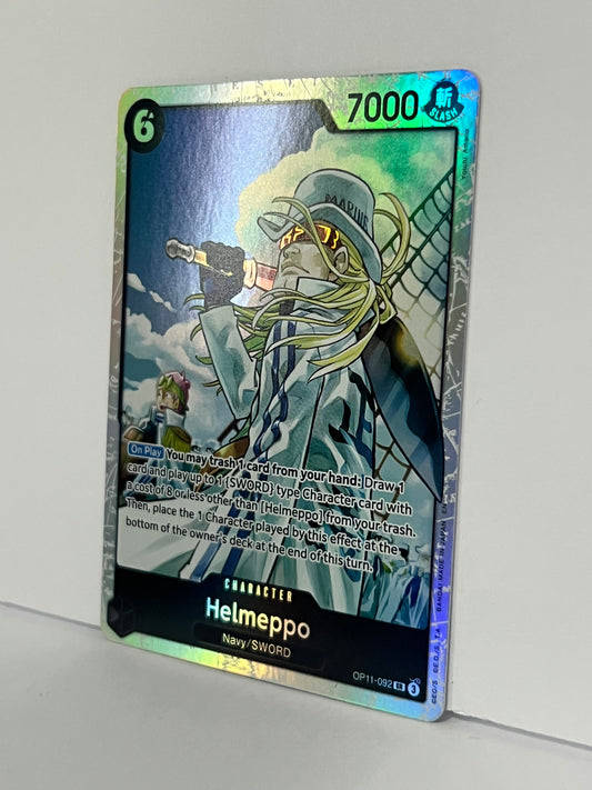 Helmeppo - A Fist of Divine Speed OP11-092 SR HOLO NM