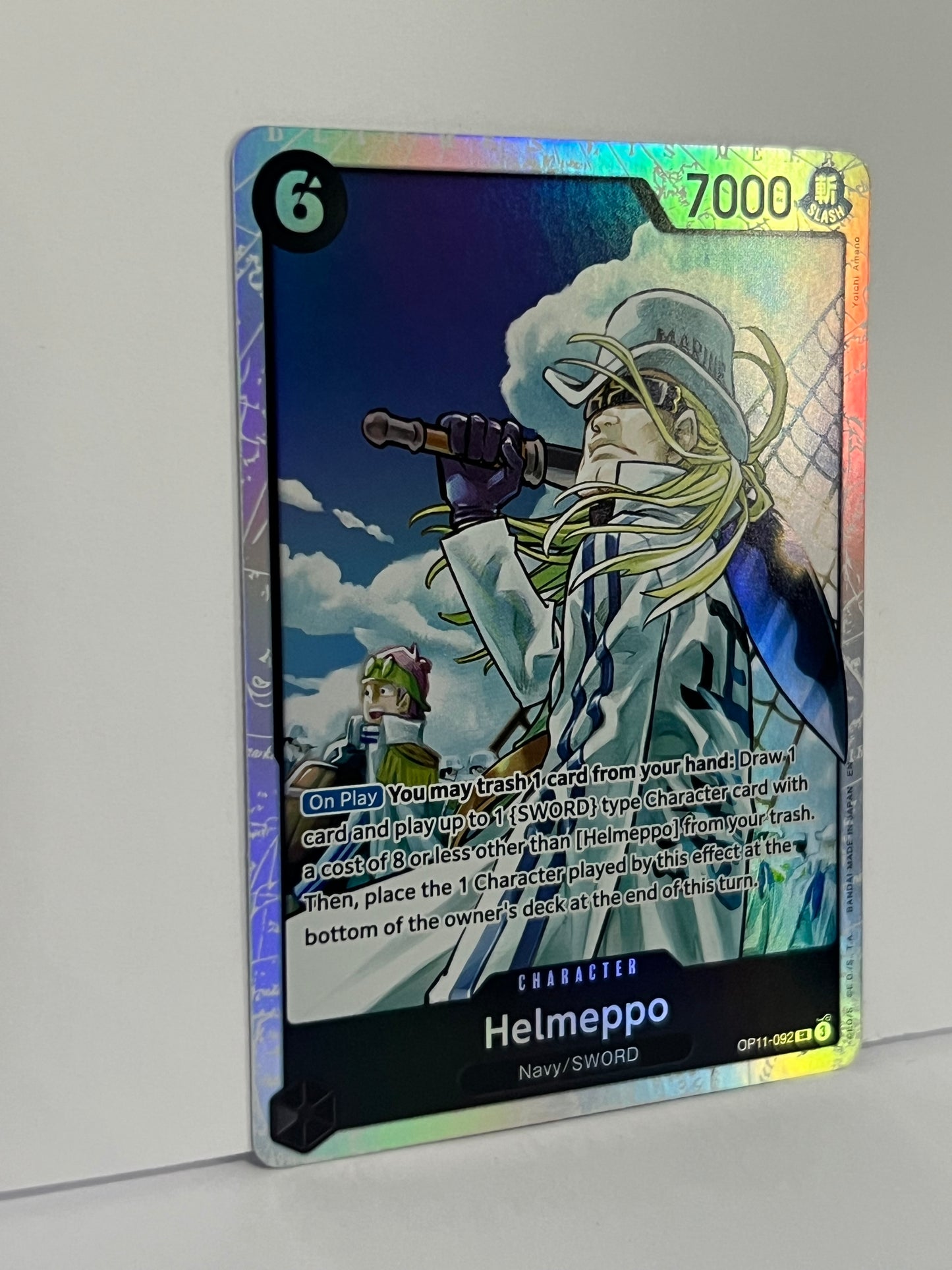 Helmeppo - A Fist of Divine Speed OP11-092 SR HOLO NM