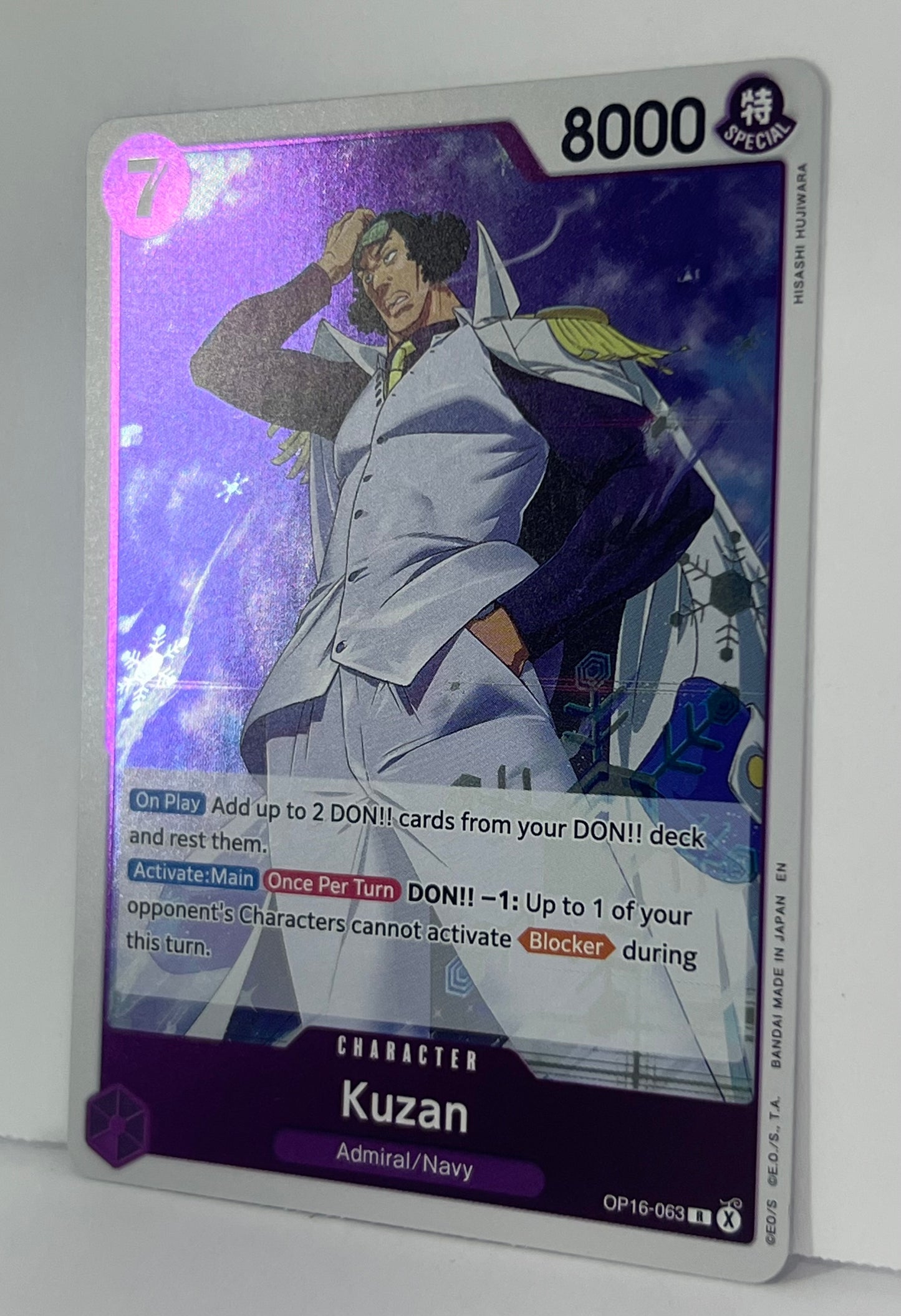 Kuzan - The Time of Battle OP16-063 R HOLO NM