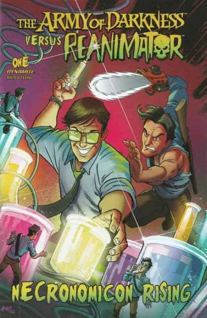 The Army of Darkness vs. Reanimator: Necronomicon Rising #1 (2022) Tony Fleecs Cover NM