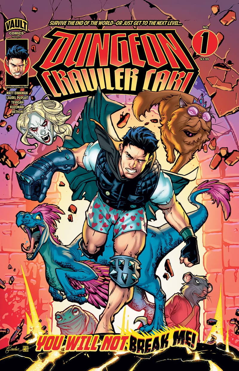 Dungeon Crawler Carl #1 8-cover bundle - official Nathan Gooden Cover A shown