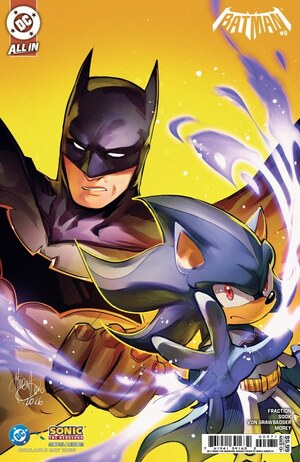 Batman #9 (2026) Cover F Mirka Andolfo DC X Sonic Card Stock Variant NM