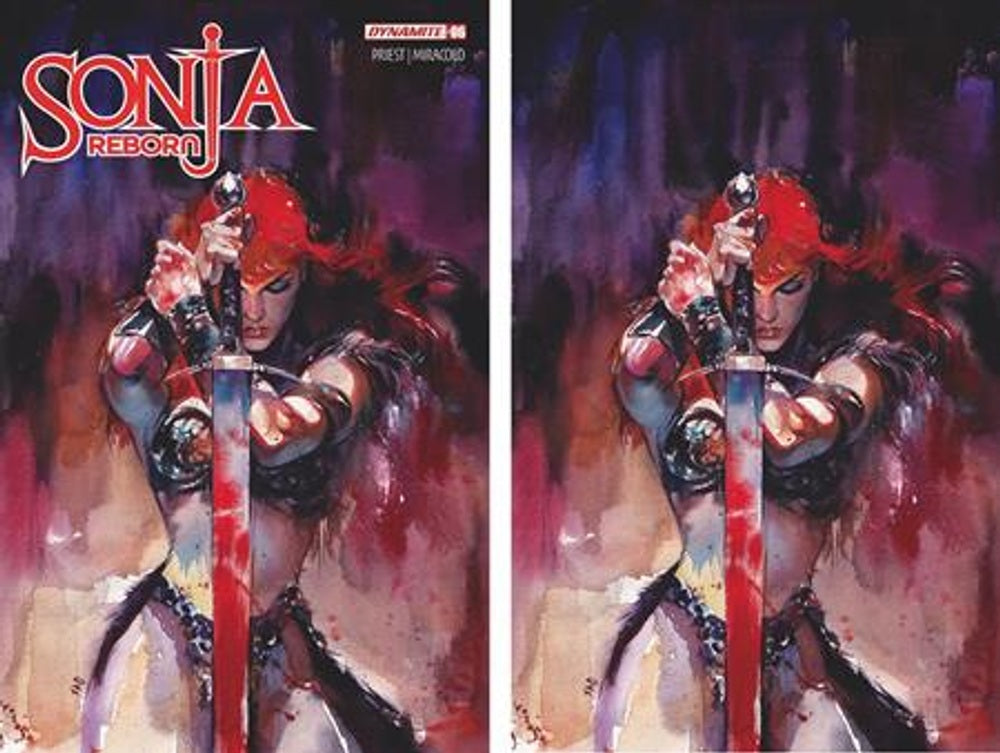 SONJA REBORN #6 ITO TRADE & VIRGIN DYNAMITE COM EXCLUSIVE SET (BUNDLE OF 2) VAR