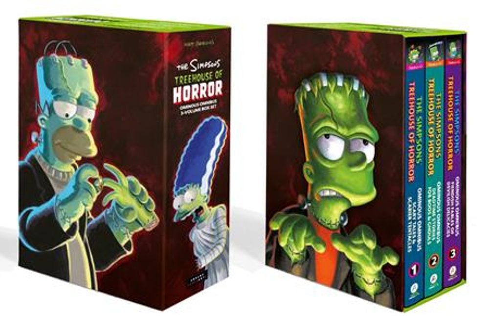 SIMPSONS TREEHOUSE OF HORROR OMINOUS OMNIBUS HC (3 VOLUME BOX SET)