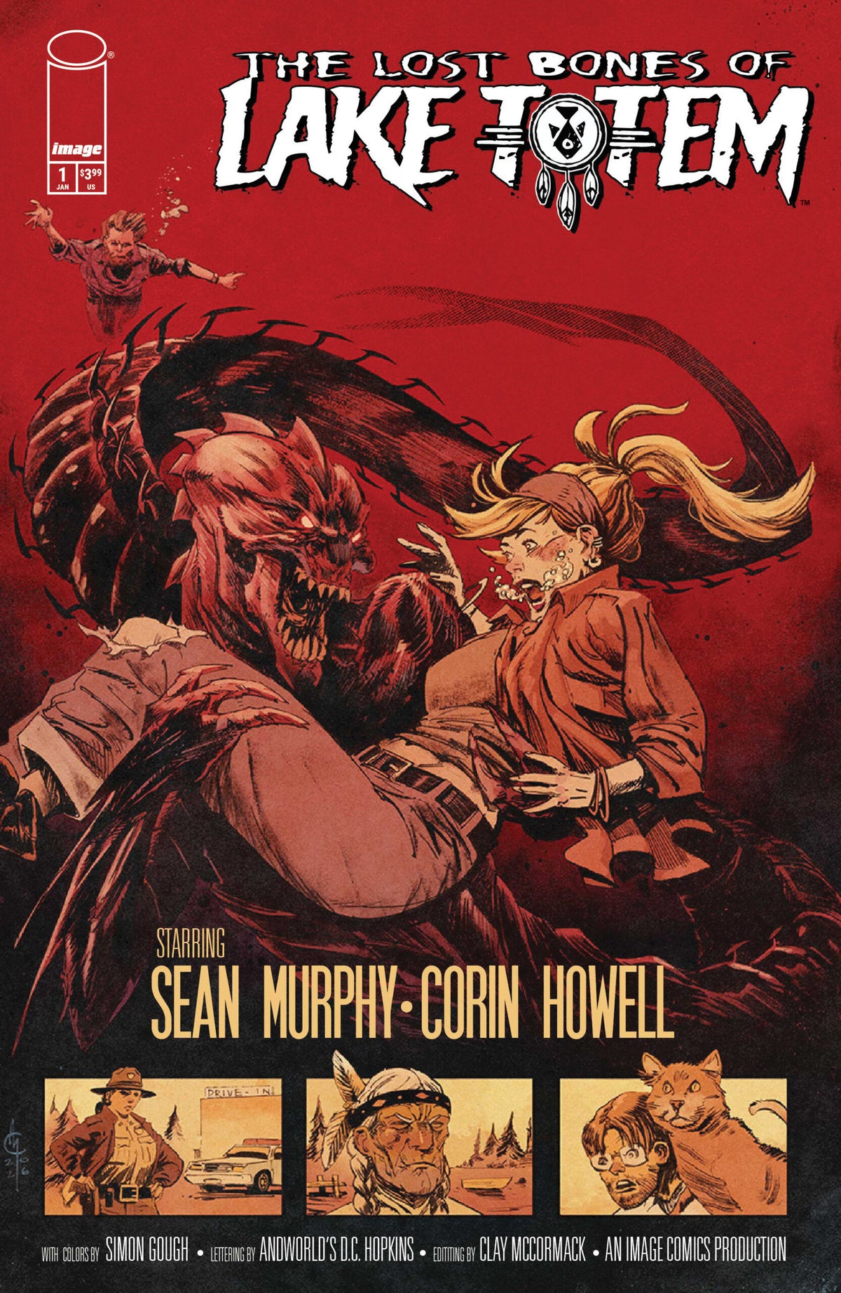 The Lost Bones of Lake Totem #1 Cover B — Clay McCormack