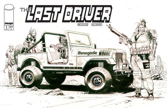 The Last Driver #1 Bandicoot Exclusive front cover