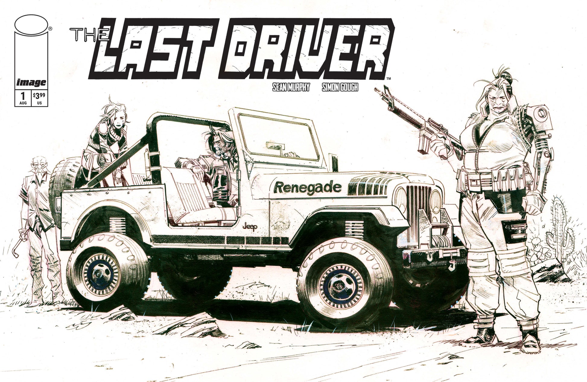 The Last Driver #1 Bandicoot exclusive cover included in the four-cover collector set
