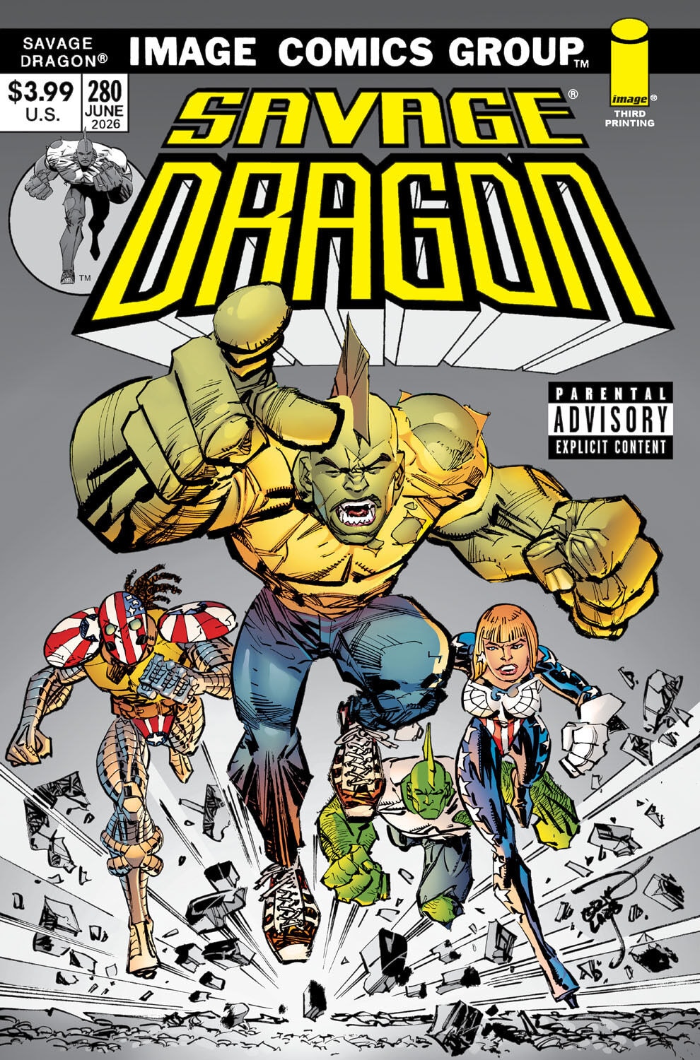 SAVAGE DRAGON #280 3RD PRINTING (MR)
