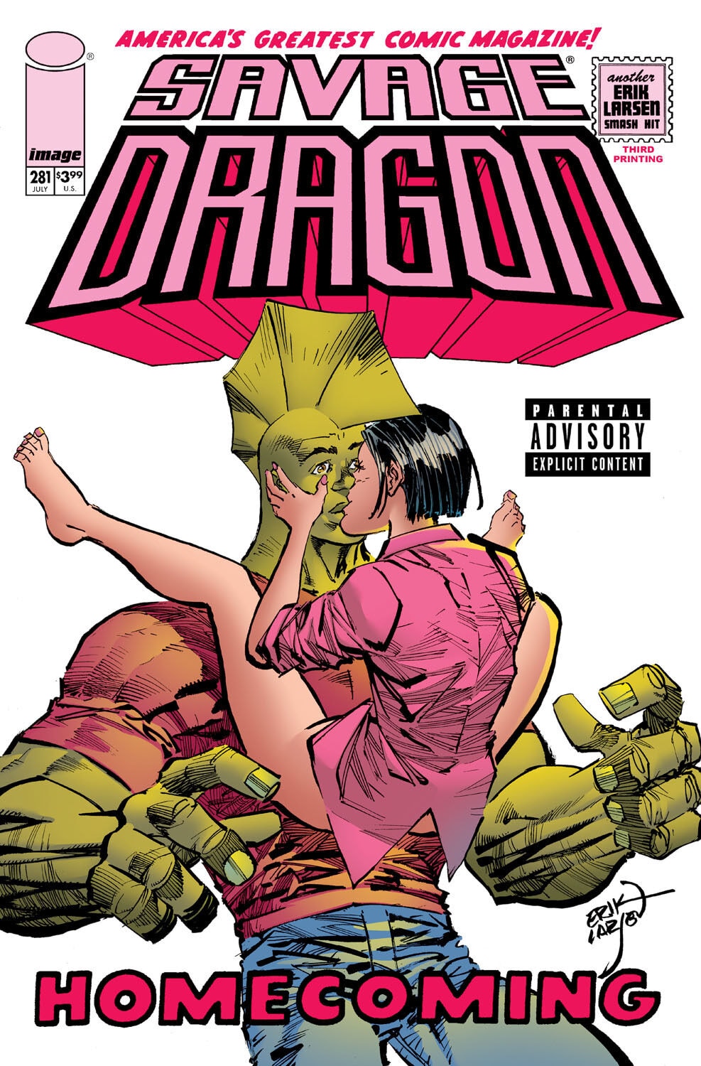 SAVAGE DRAGON #281 3RD PRINTING (MR)