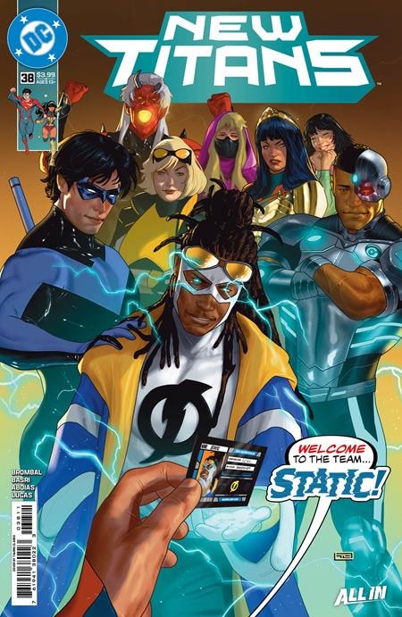 NEW TITANS #38 Cover A Taurin Clarke