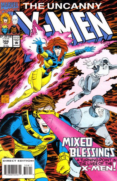 Uncanny X-Men #308 (1993) Direct Cover NM
