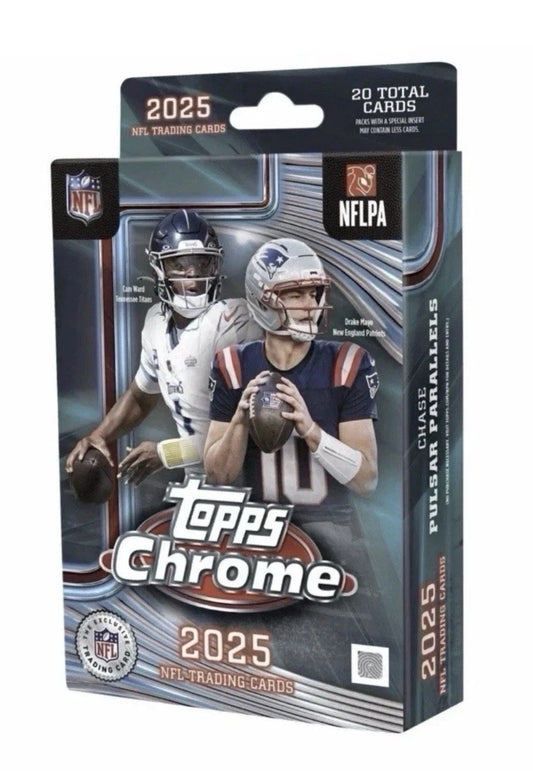 2025 Topps Chrome Football Hanger Box