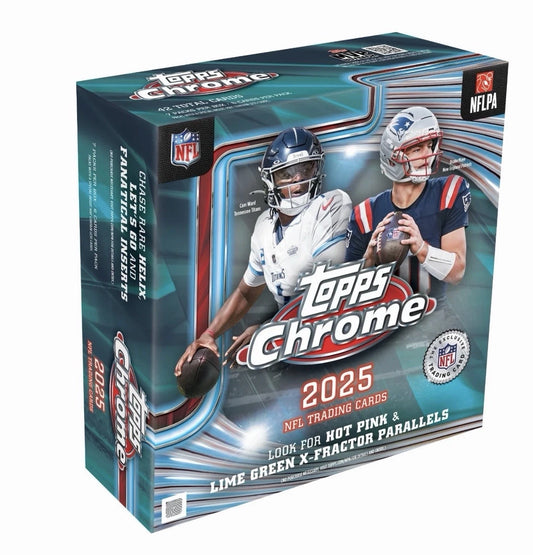 2025 Topps Chrome Football Mega Box